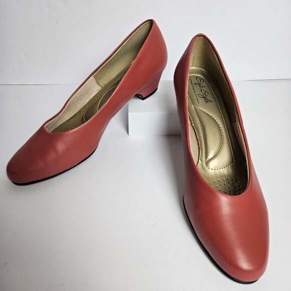 Soft Style by Hush Puppies Everyday Business Casual Functional Salmon Pumps 8.5 - Picture 1 of 15